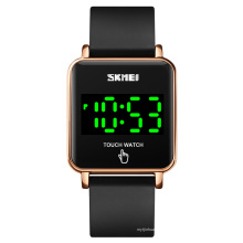 Reloj skmei 1744 skmei nuevo reloj digital led reloj de correas de silicona de moda